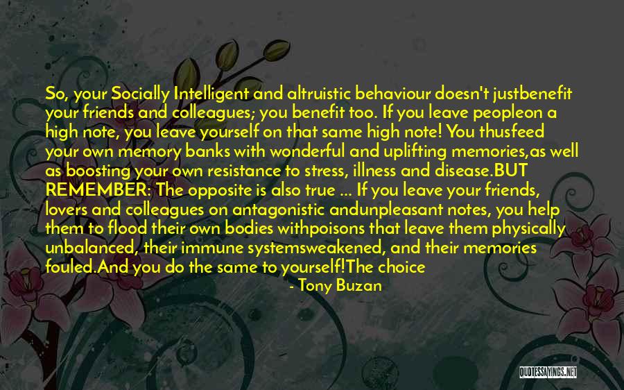 Antagonistic Quotes By Tony Buzan Antagonistic Quotes By Tony Buzan
