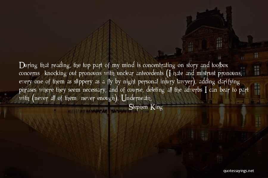 Antecedents Of Pronouns Quotes By Stephen King Antecedents Of Pronouns Quotes By Stephen King