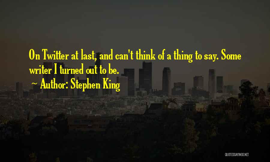 Anthem Blue Cross Blue Shield Quotes By Stephen King