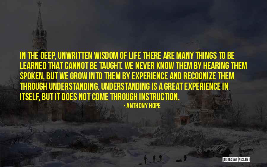 Anthony Hope Quotes 605278