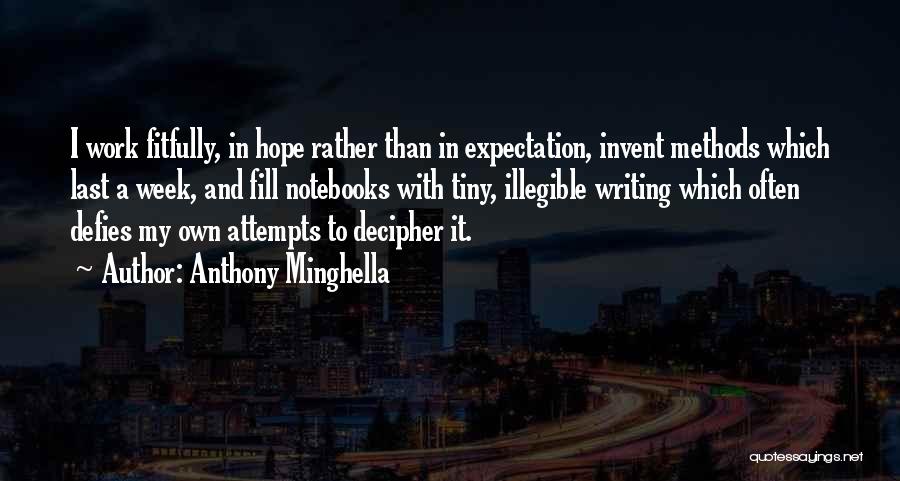 Anthony Minghella Quotes 2268097