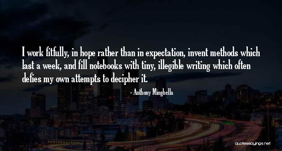 Anthony Minghella Quotes 2268097