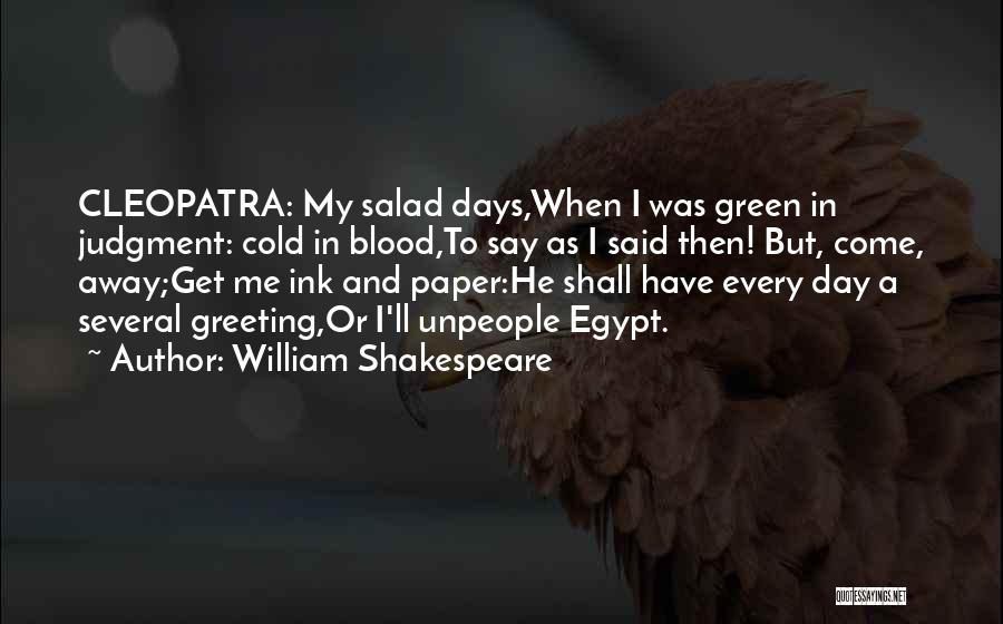 Anthony Of Egypt Quotes By William Shakespeare