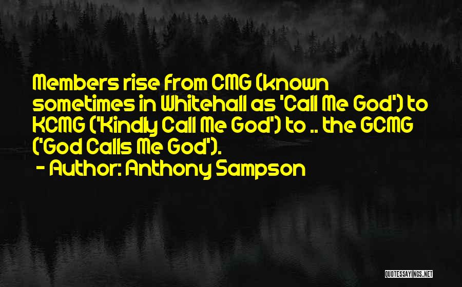 Anthony Sampson Quotes 994360