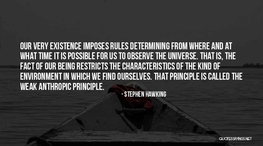 Anthropic Quotes By Stephen Hawking