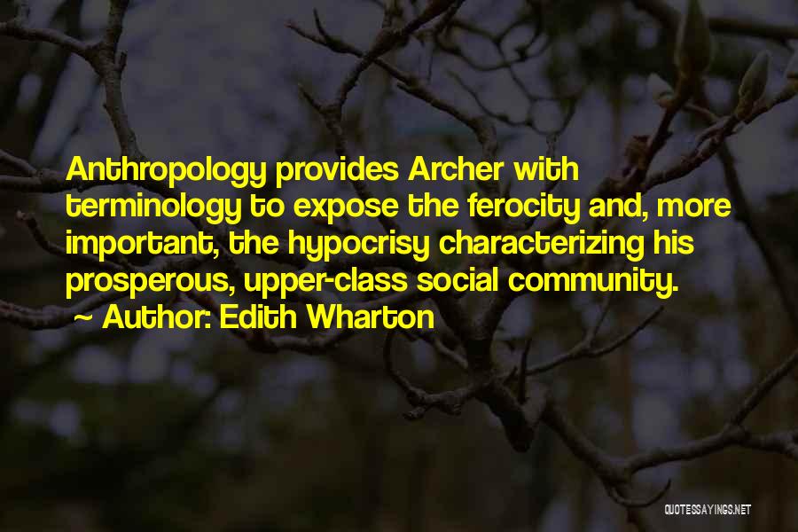 Anthropology Quotes By Edith Wharton