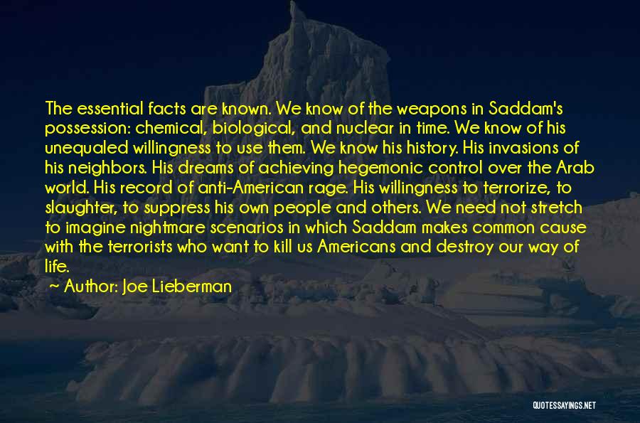 Anti American Dream Quotes By Joe Lieberman