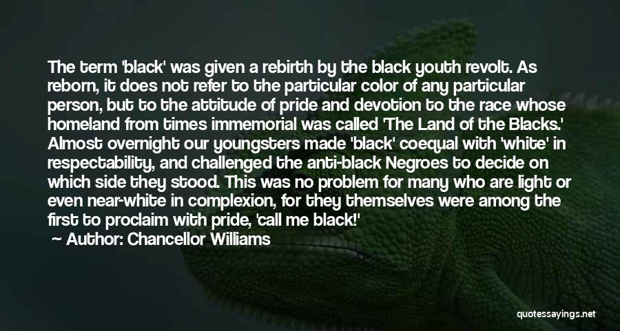 Anti Black Quotes By Chancellor Williams