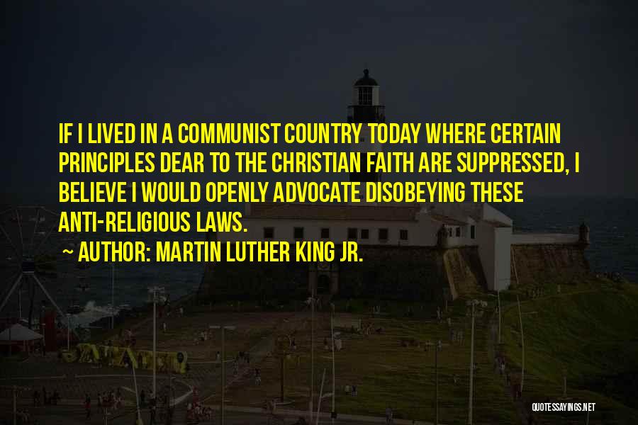 Anti Communist Quotes By Martin Luther King Jr.