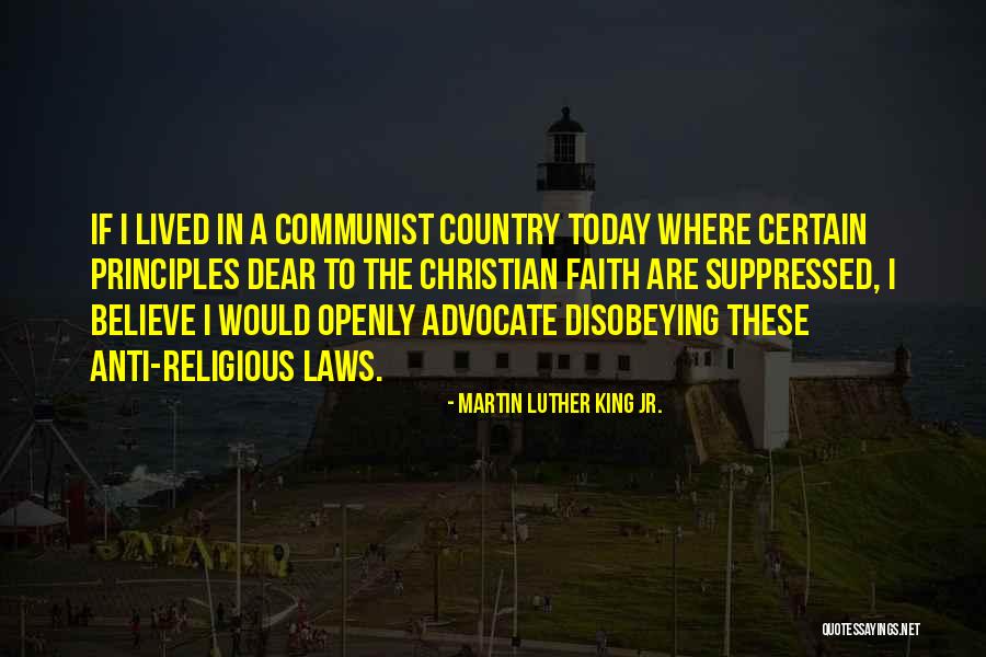 Anti Communist Quotes By Martin Luther King Jr.