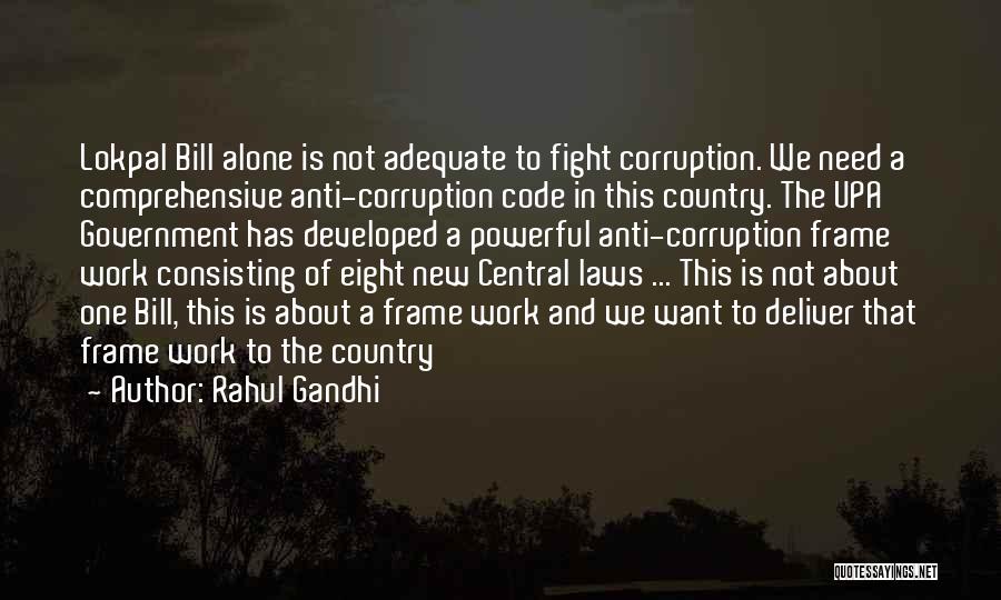 Anti Corruption Quotes By Rahul Gandhi