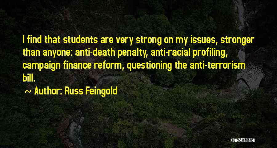 Anti Death Penalty Quotes By Russ Feingold