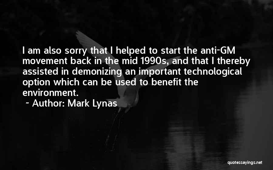 Anti-dengue Quotes By Mark Lynas