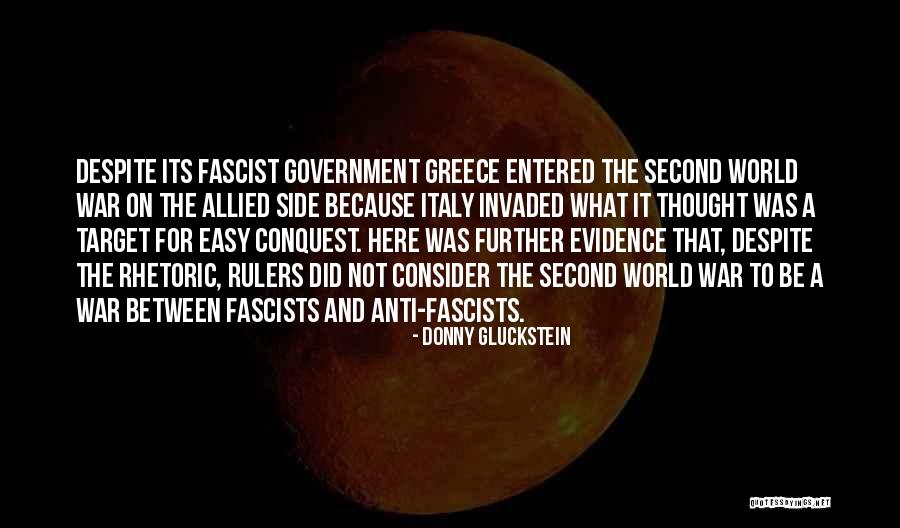 Anti Fascist Quotes By Donny Gluckstein