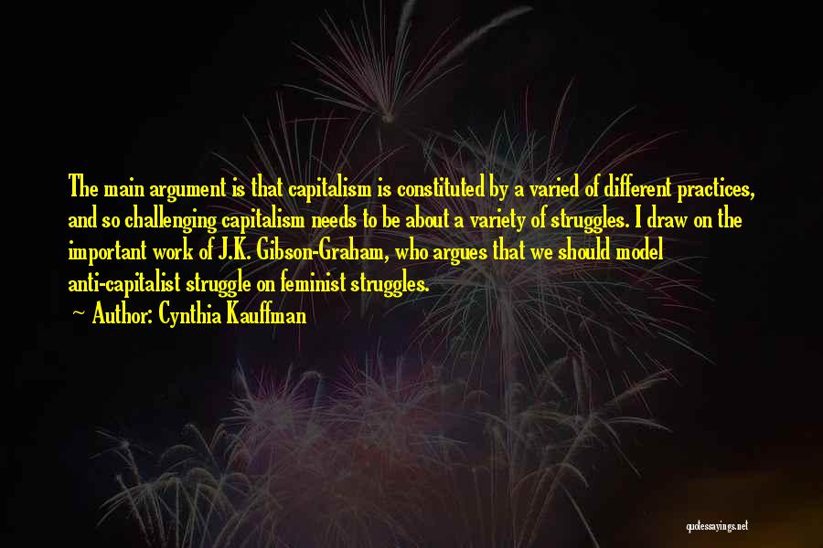 Anti Feminist Quotes By Cynthia Kauffman