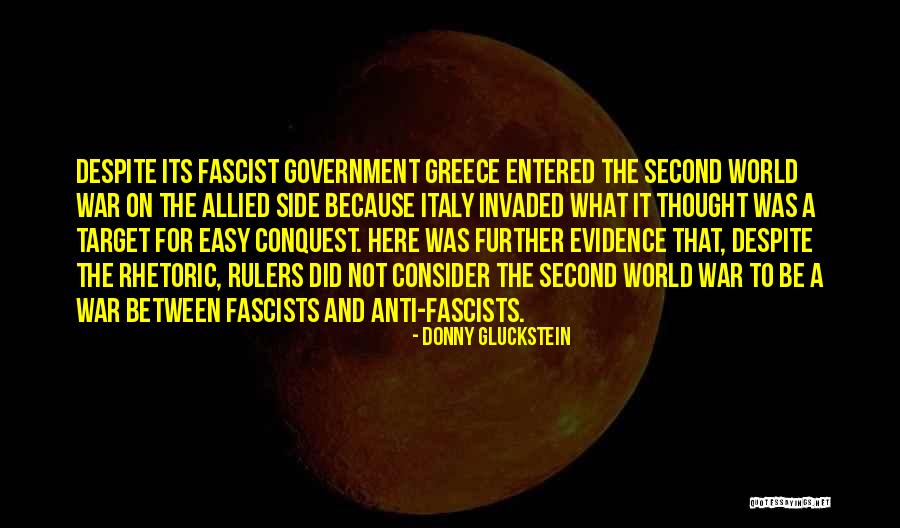 Anti Government Quotes By Donny Gluckstein