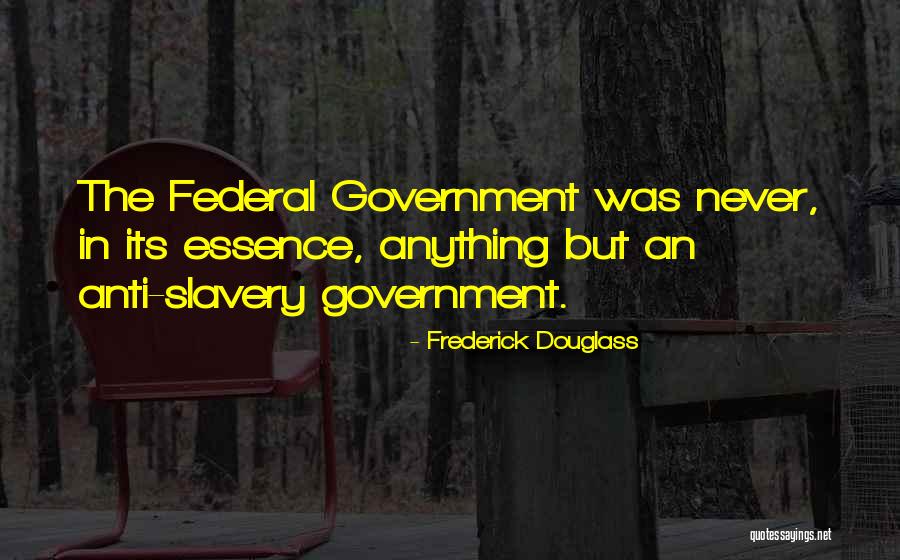 Anti Government Quotes By Frederick Douglass