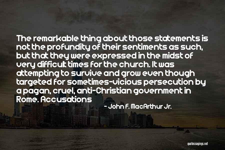 Anti Government Quotes By John F. MacArthur Jr.