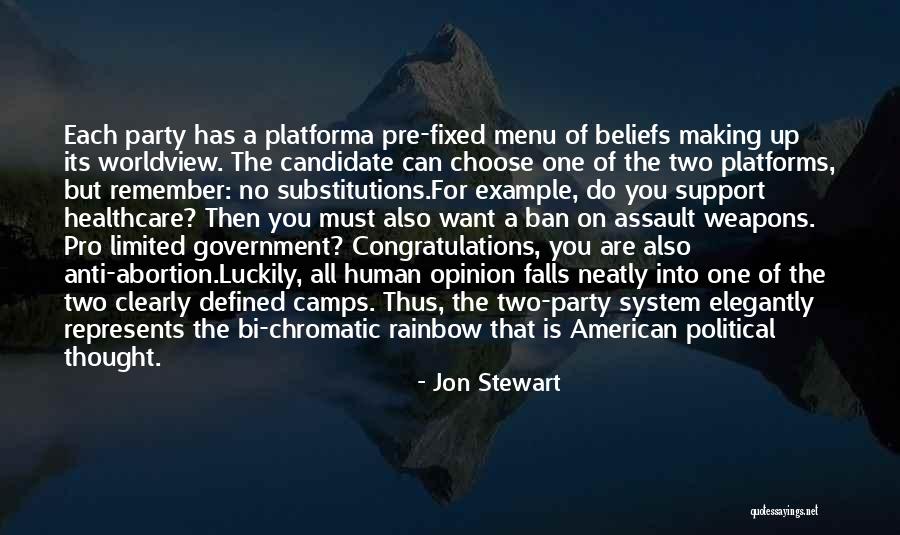 Anti Government Quotes By Jon Stewart