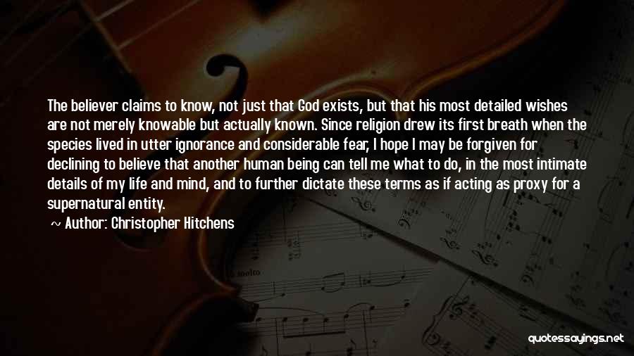 Anti Human Quotes By Christopher Hitchens