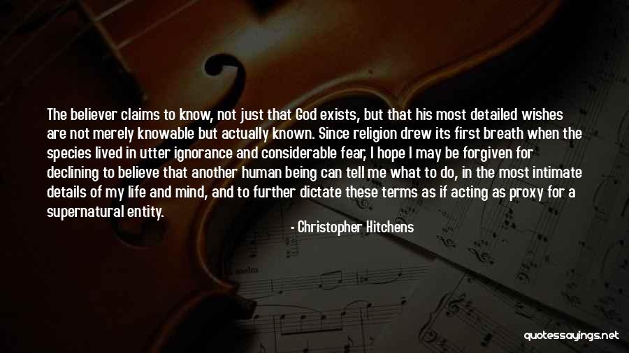 Anti Life Quotes By Christopher Hitchens