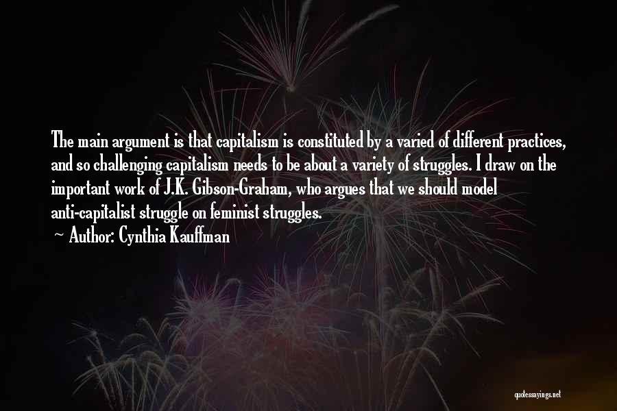 Anti-male Feminist Quotes By Cynthia Kauffman