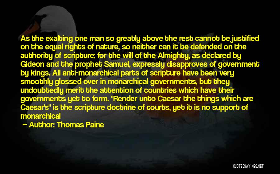 Anti Nature Quotes By Thomas Paine