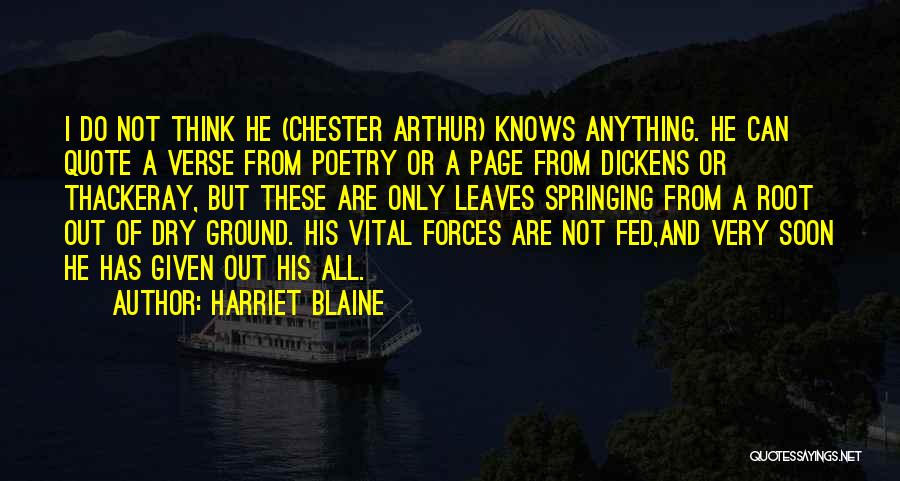 Anti Poetry Quotes By Harriet Blaine
