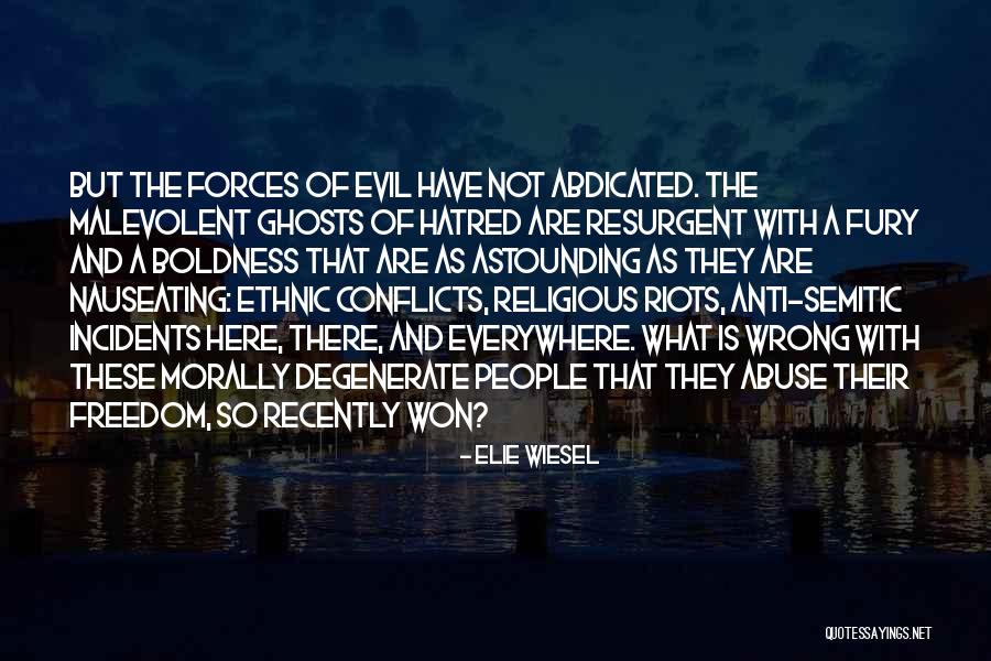 Anti Religious Quotes By Elie Wiesel
