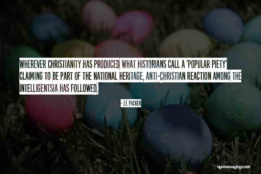 Anti Religious Quotes By J.I. Packer