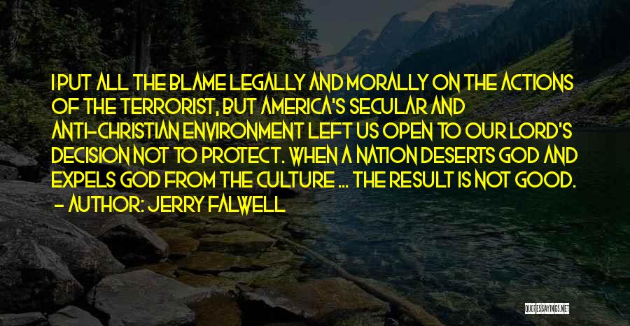 Anti Secular Quotes By Jerry Falwell