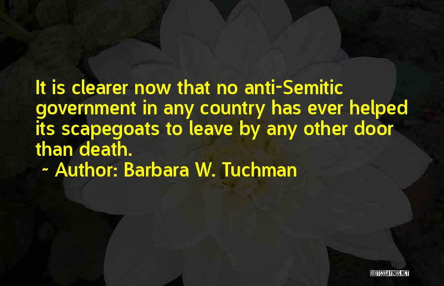 Anti Semitic Quotes By Barbara W. Tuchman