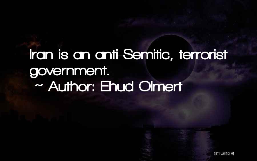 Anti Semitic Quotes By Ehud Olmert