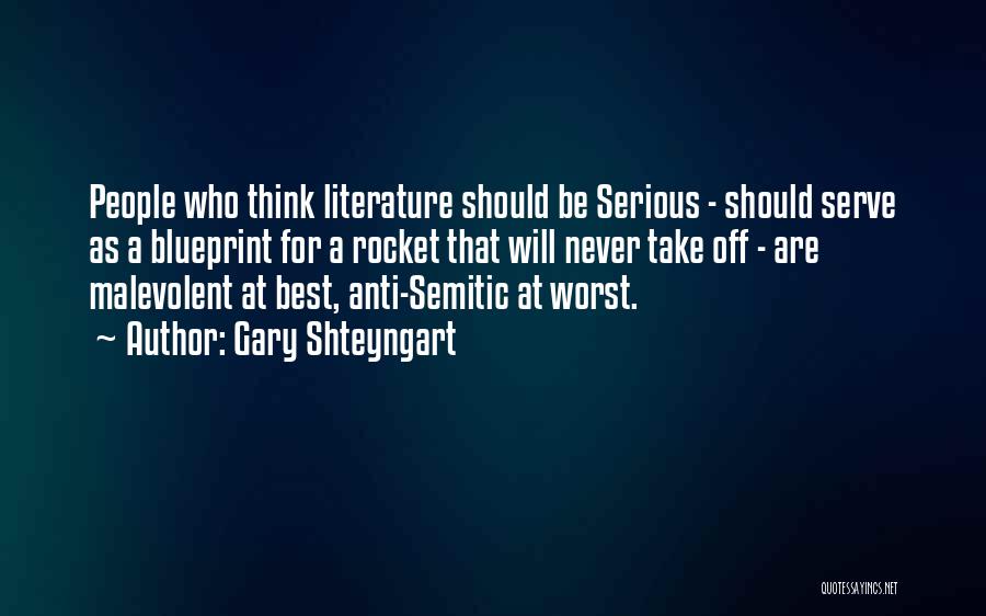 Anti Semitic Quotes By Gary Shteyngart