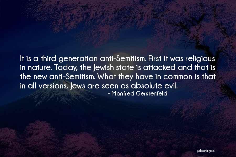 Anti State Quotes By Manfred Gerstenfeld