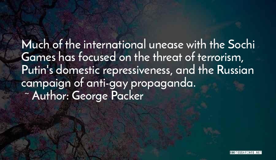 Anti Terrorism Quotes By George Packer