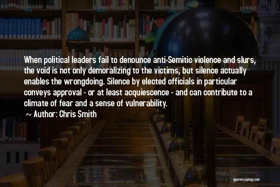 Anti Violence Quotes By Chris Smith