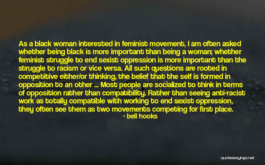 Anti Woman Quotes By Bell Hooks