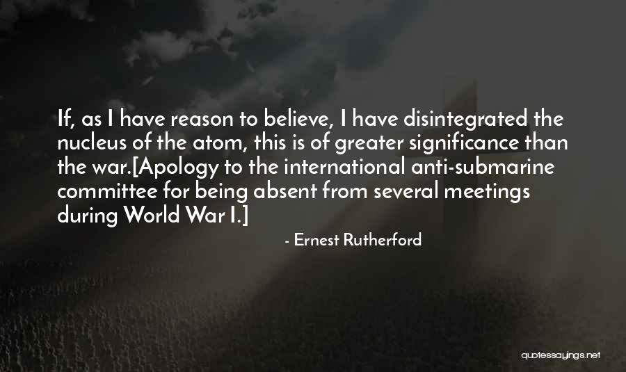 Anti Wwi Quotes By Ernest Rutherford Anti Wwi Quotes By Ernest Rutherford
