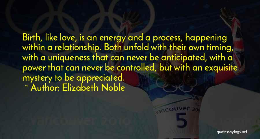 Anticipated Love Quotes By Elizabeth Noble