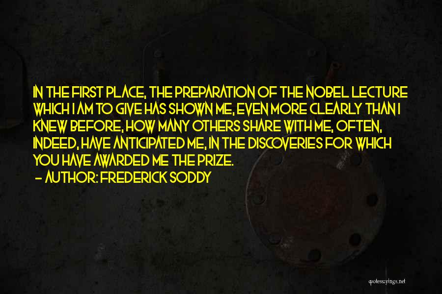 Anticipated Quotes By Frederick Soddy