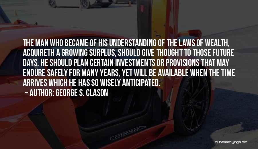 Anticipated Quotes By George S. Clason