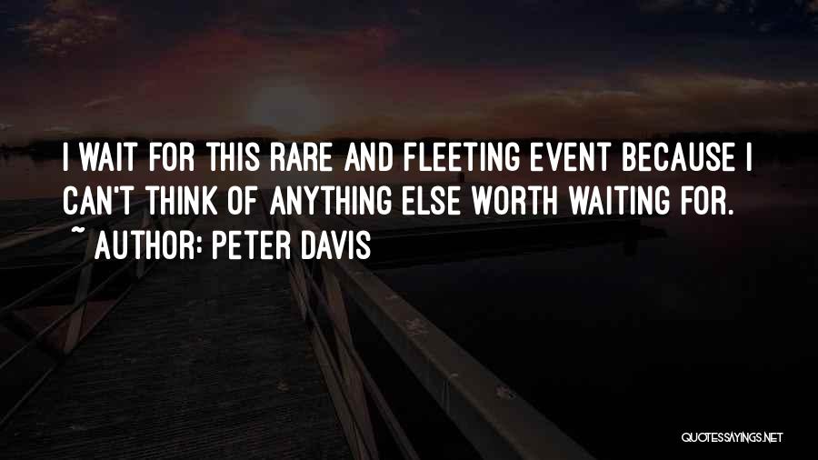 Anticipation Of Waiting Quotes By Peter Davis