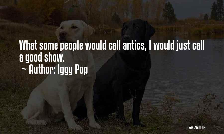 Antics Quotes By Iggy Pop