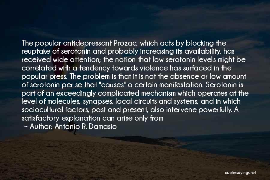 Antidepressant Quotes By Antonio R. Damasio