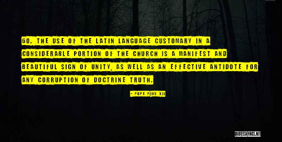 Antidote To Religion Quotes By Pope Pius XII Antidote To Religion Quotes By Pope Pius XII