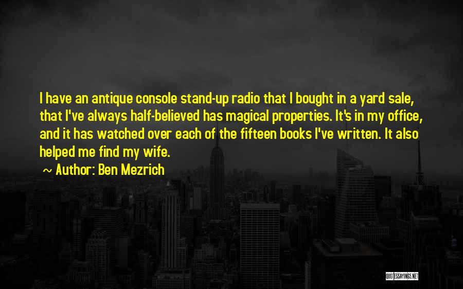 Antique Book Quotes By Ben Mezrich