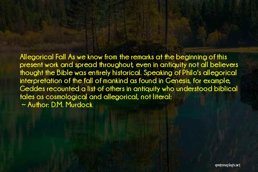 Antiquity Quotes By D.M. Murdock