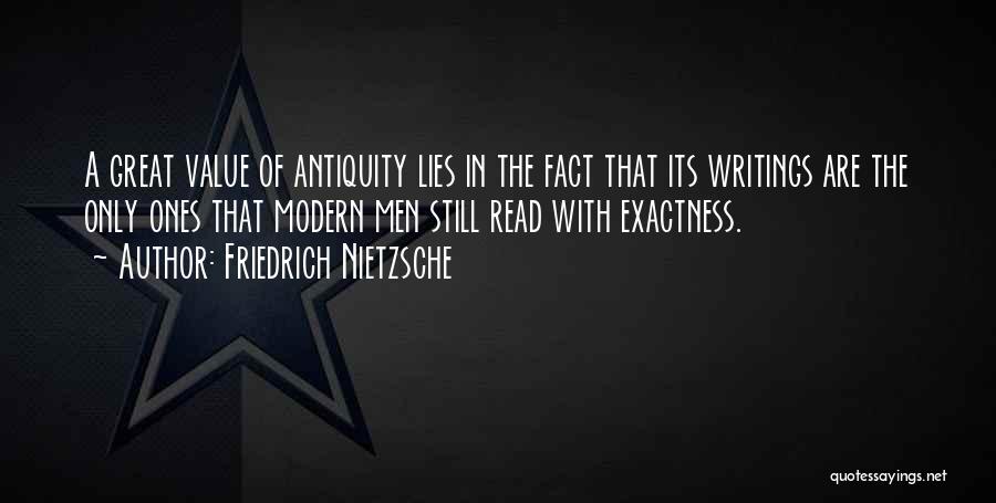 Antiquity Quotes By Friedrich Nietzsche