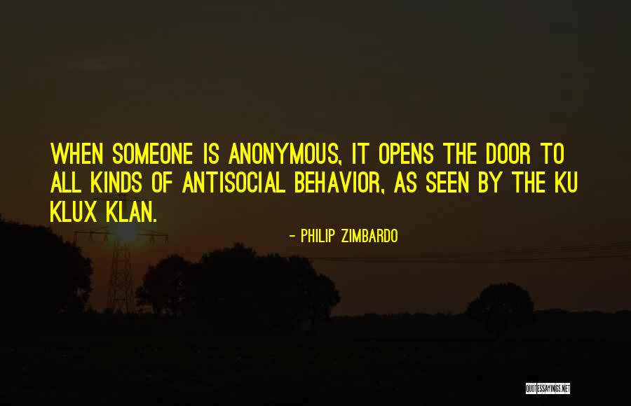 Antisocial Quotes By Philip Zimbardo